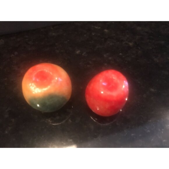 1960's Alabaster Stone Fruit Italian Carved Marble Mid Century Décor Set of 7 - Picture 8 of 10